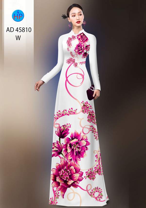 Vải Áo Dài Hoa In 3D AD 45810 3 1765854317 497 vai ao dai hoa in 3d ad 45810