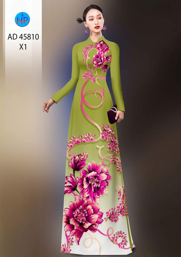 Vải Áo Dài Hoa In 3D AD 45810 8 1765854319 129 vai ao dai hoa in 3d ad 45810