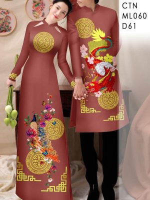 Vải Áo Dài Cặp Đôi Chim Phượng AD CTNML060 12 1766022086 85 vai ao dai cap doi chim phuong ad ctnml060