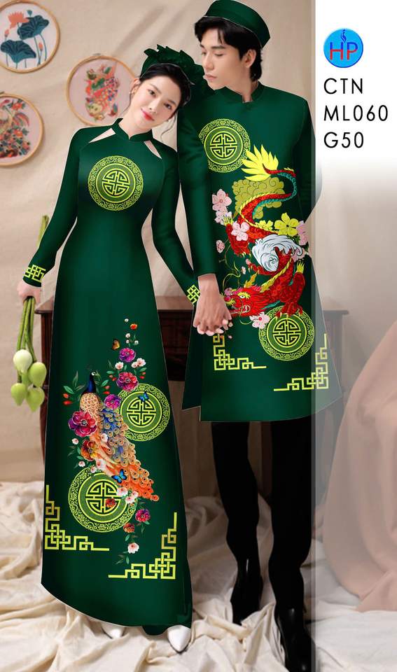 Vải Áo Dài Cặp Đôi Chim Phượng AD CTNML060 11 1766022088 476 vai ao dai cap doi chim phuong ad ctnml060