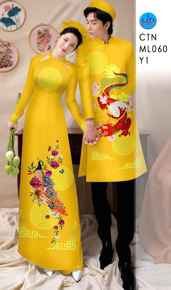Vải Áo Dài Cặp Đôi Chim Phượng AD CTNML060 8 1766022088 728 vai ao dai cap doi chim phuong ad ctnml060