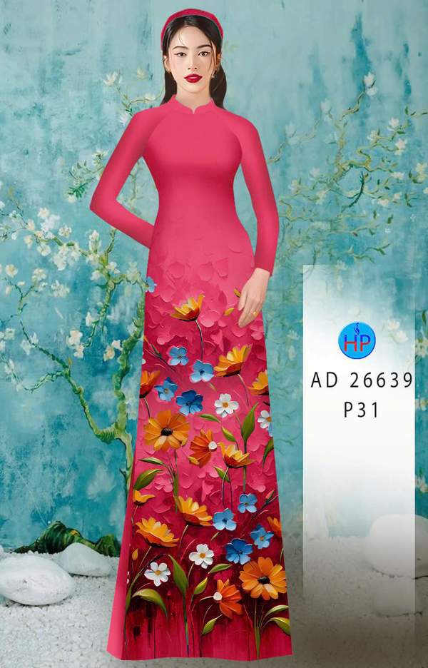 Vải Áo Dài Hoa In 3D AD 26639 8 1766022217 239 vai ao dai hoa in 3d ad 26639