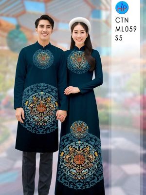 Vải Áo Dài Cặp Đôi Hoa Văn AD CTNML059 13 1766022527 98 vai ao dai cap doi hoa van ad ctnml059