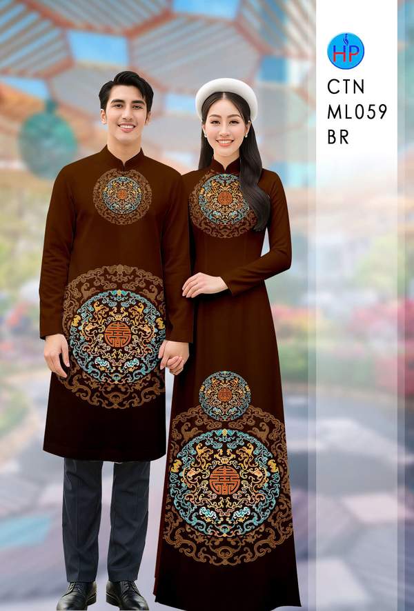 Vải Áo Dài Cặp Đôi Hoa Văn AD CTNML059 10 1766022528 167 vai ao dai cap doi hoa van ad ctnml059