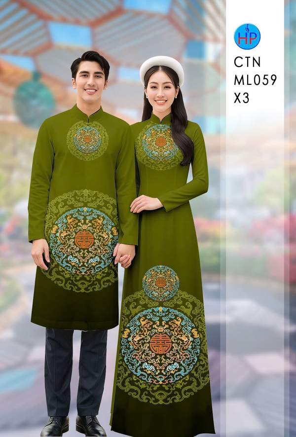 Vải Áo Dài Cặp Đôi Hoa Văn AD CTNML059 9 1766022528 84 vai ao dai cap doi hoa van ad ctnml059