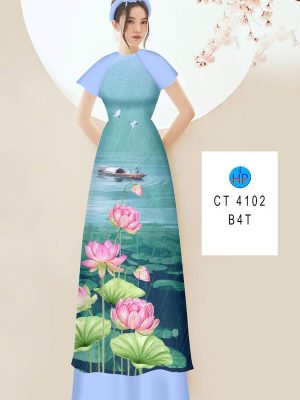 Vải Áo Dài Hoa Sen AD CT4102 19 1766368069 408 vai ao dai hoa sen ad ct4102