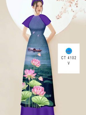Vải Áo Dài Hoa Sen AD CT4102 20 1766368069 987 vai ao dai hoa sen ad ct4102