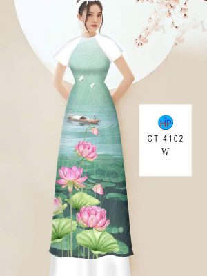 Vải Áo Dài Hoa Sen AD CT4102 22 1766368070 119 vai ao dai hoa sen ad ct4102