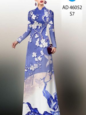 Vải Áo Dài Hoa In 3D AD 46052 19 1766542650 876 vai ao dai hoa in 3d ad 46052