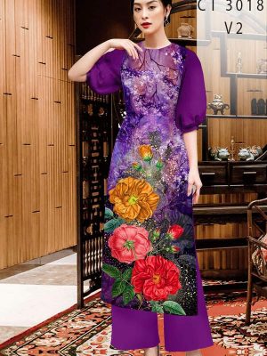 Vải Áo Dài Hoa In 3D AD CT3018 31 1766629612 610 vai ao dai hoa in 3d ad ct3018