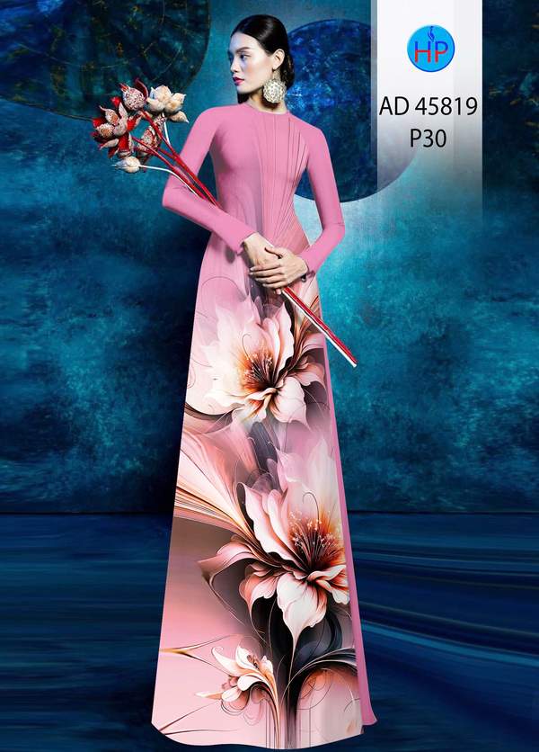 Vải Áo Dài Hoa In 3D AD 45819 5 1766716917 570 vai ao dai hoa in 3d ad 45819