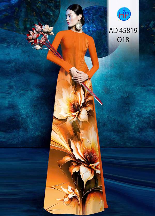 Vải Áo Dài Hoa In 3D AD 45819 10 1766716918 329 vai ao dai hoa in 3d ad 45819
