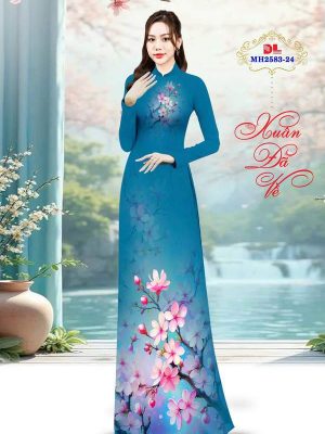 Vải Áo Dài Hoa Đào Đón Tết AD MH2583 18 1766800596 108 vai ao dai hoa dao don tet ad mh2583