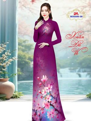 Vải Áo Dài Hoa Đào Đón Tết AD MH2583 23 1766800597 698 vai ao dai hoa dao don tet ad mh2583
