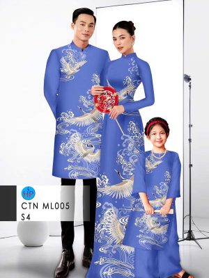 Vải Áo Dài Cặp Đôi Chim Hạc AD CTNML005 23 1766978105 615 vai ao dai cap doi chim hac ad ctnml005