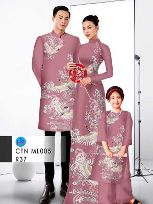 Vải Áo Dài Cặp Đôi Chim Hạc AD CTNML005 22 1766978105 820 vai ao dai cap doi chim hac ad ctnml005