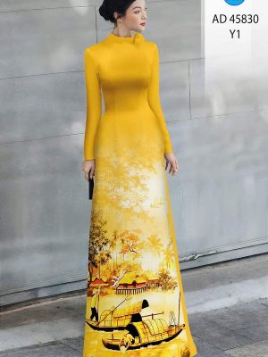Vải Áo Dài Phong Cảnh AD 45830 21 1766978263 158 vai ao dai phong canh ad 45830