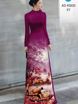 Vải Áo Dài Phong Cảnh AD 45830 19 1766978263 298 vai ao dai phong canh ad 45830