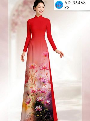 Vải Áo Dài Hoa In 3D AD 36468 20 vai ao dai hoa in 3d ad 36468