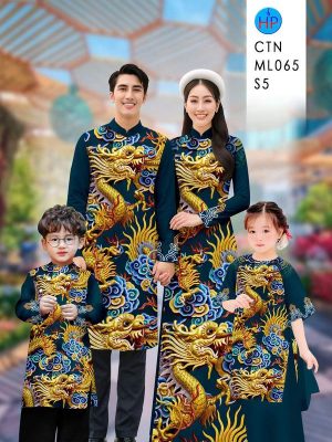 Vải Áo Dài Gia Đình Hình Rồng AD CTNML065 12 1767581473 151 vai ao dai gia dinh hinh rong ad ctnml065