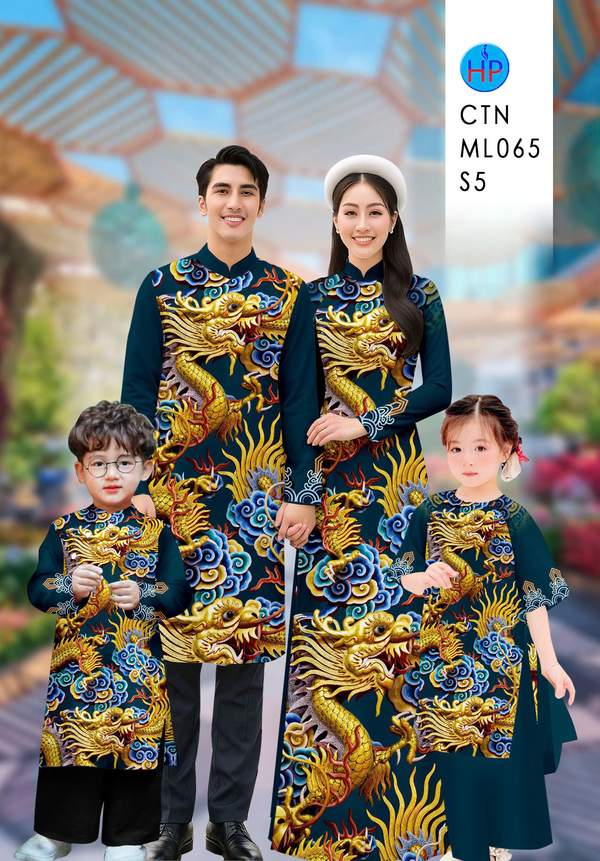 Vải Áo Dài Gia Đình Hình Rồng AD CTNML065 3 1767581473 151 vai ao dai gia dinh hinh rong ad ctnml065
