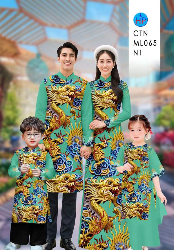Vải Áo Dài Gia Đình Hình Rồng AD CTNML065 7 1767581474 324 vai ao dai gia dinh hinh rong ad ctnml065