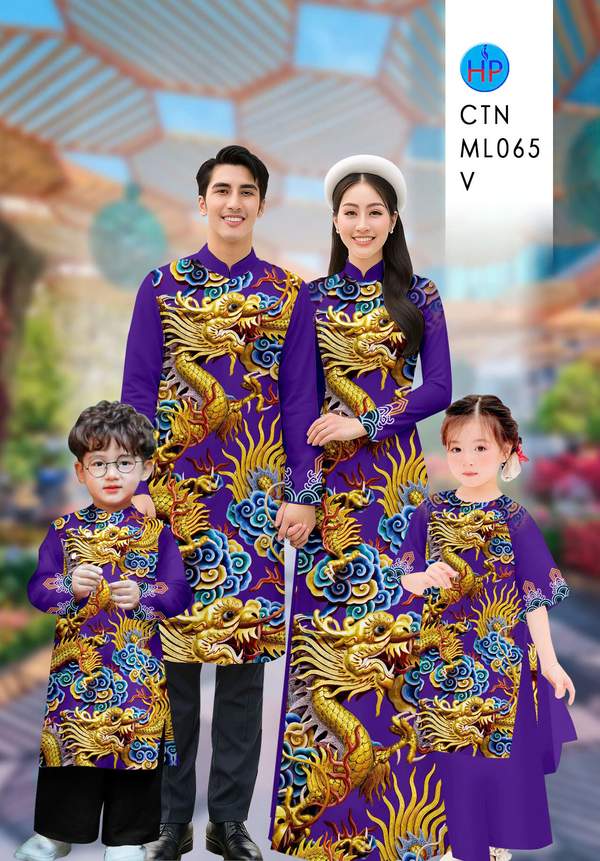 Vải Áo Dài Gia Đình Hình Rồng AD CTNML065 6 1767581474 470 vai ao dai gia dinh hinh rong ad ctnml065