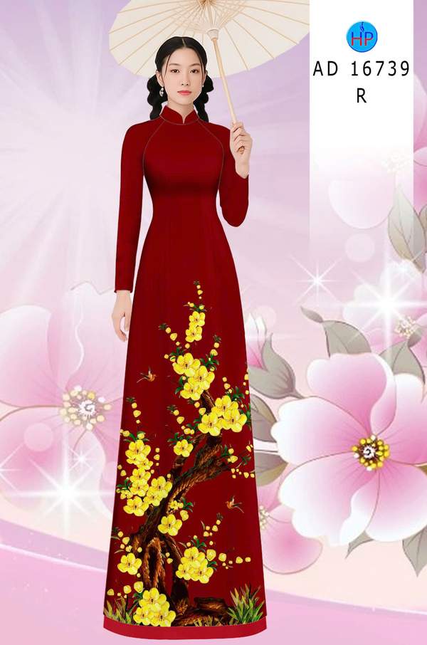 Vải Áo Dài Hoa Mai Đón Tết AD 16739 9 1767582077 794 vai ao dai hoa mai don tet ad 16739