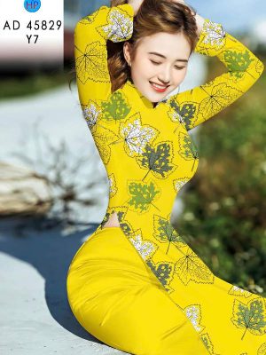 Vải Áo Dài In Hình Lá AD 45829 38 1767664740 626 vai ao dai in hinh la ad 45829