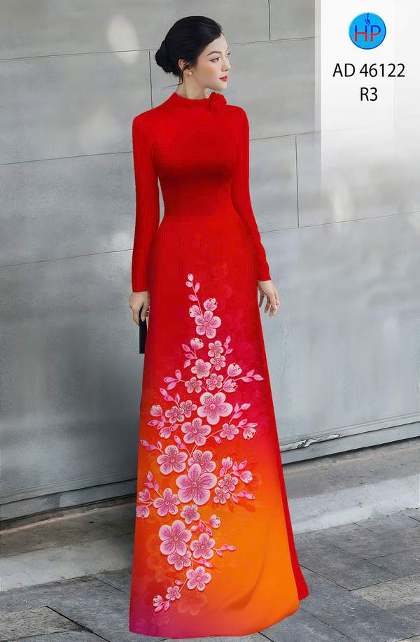 Vải Áo Dài Hoa Đào AD 46122 2 1767753334 394 vai ao dai hoa dao ad 46122