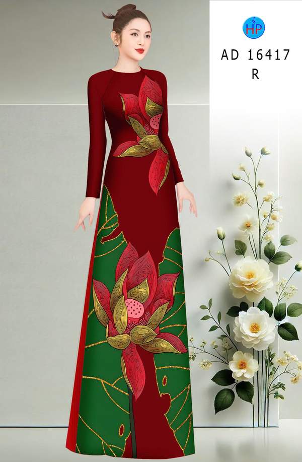 Vải Áo Dài Hoa Sen AD 16417 2 1767753756 120 vai ao dai hoa sen ad 16417