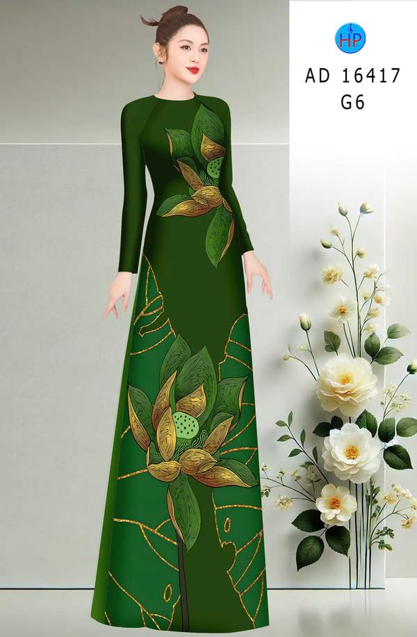 Vải Áo Dài Hoa Sen AD 16417 5 1767753757 106 vai ao dai hoa sen ad 16417