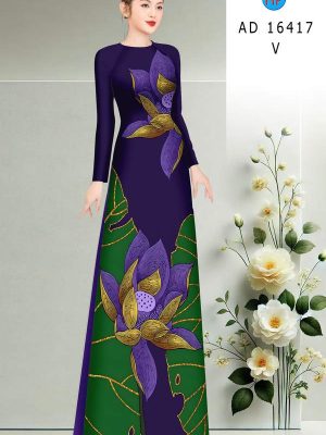 Vải Áo Dài Hoa Sen AD 16417 23 1767753757 345 vai ao dai hoa sen ad 16417
