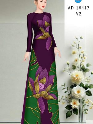 Vải Áo Dài Hoa Sen AD 16417 25 1767753758 460 vai ao dai hoa sen ad 16417