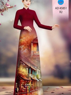 Vải Áo Dài Phong Cảnh AD 45851 26 1768267236 146 vai ao dai phong canh ad 45851