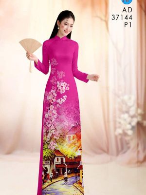 Vải Áo Dài Phong Cảnh AD 37144 27 1768445913 139 vai ao dai phong canh ad 37144
