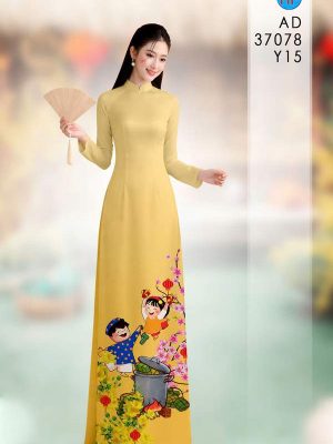 Vải Áo Dài Hoa Mai Tết AD 37078 21 1768878286 613 vai ao dai hoa mai tet ad 37078