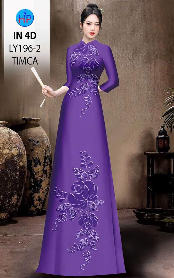 Vải Áo Dài In Chìm 4D AD LY196-2 7 1769054400 413 vai ao dai in chim 4d ad ly196 2