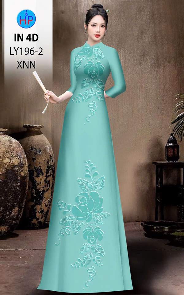 Vải Áo Dài In Chìm 4D AD LY196-2 5 1769054400 661 vai ao dai in chim 4d ad ly196 2