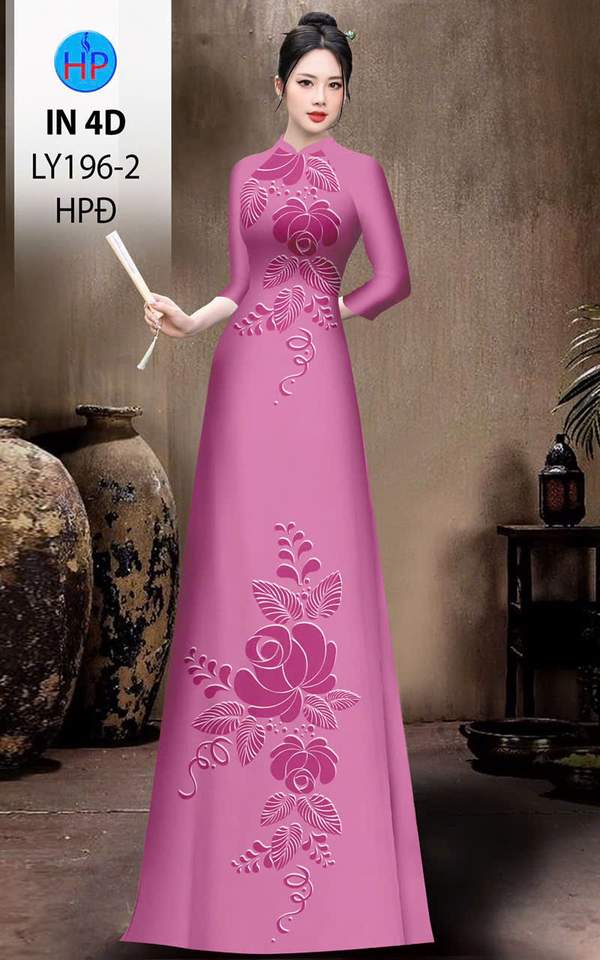 Vải Áo Dài In Chìm 4D AD LY196-2 8 1769054400 750 vai ao dai in chim 4d ad ly196 2