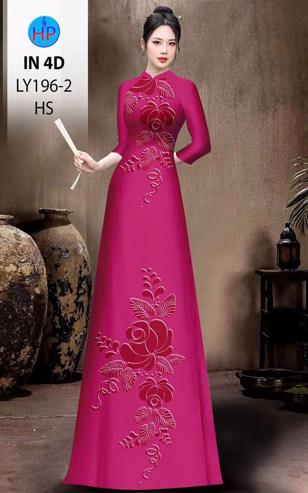 Vải Áo Dài In Chìm 4D AD LY196-2 22 1769054406 956 vai ao dai in chim 4d ad ly196 2
