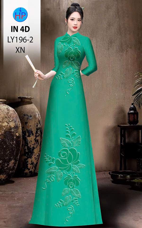 Vải Áo Dài In Chìm 4D AD LY196-2 24 1769054407 173 vai ao dai in chim 4d ad ly196 2