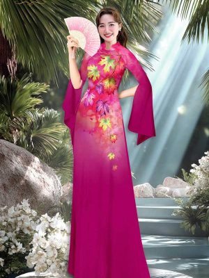 Vải Áo Dài Lá Phong AD MV7098 41 1769392644 637 vai ao dai la phong ad mv7098