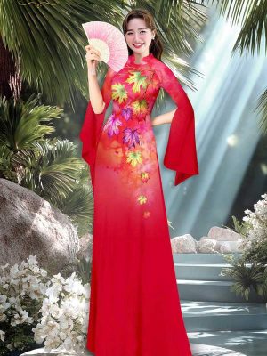 Vải Áo Dài Lá Phong AD MV7098 56 1769392648 138 vai ao dai la phong ad mv7098