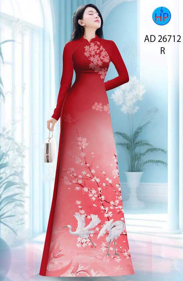 Vải Áo Dài Chim Hạc AD 26712 2 1769393191 162 vai ao dai chim hac ad 26712