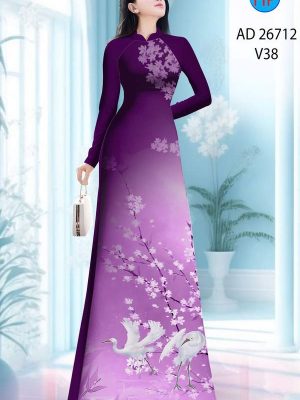 Vải Áo Dài Chim Hạc AD 26712 28 1769393194 74 vai ao dai chim hac ad 26712