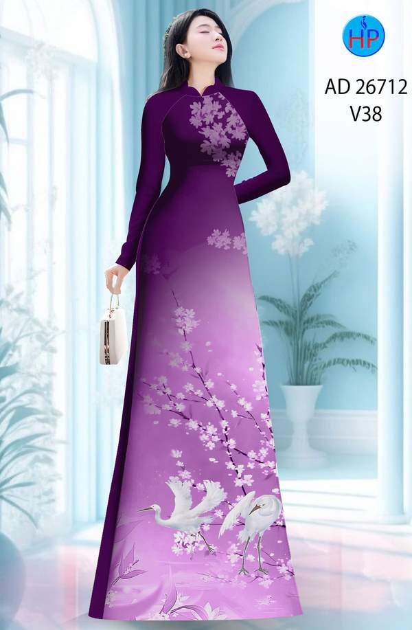 Vải Áo Dài Chim Hạc AD 26712 11 1769393194 74 vai ao dai chim hac ad 26712