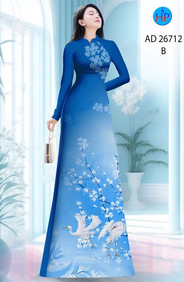 Vải Áo Dài Chim Hạc AD 26712 17 1769393196 145 vai ao dai chim hac ad 26712
