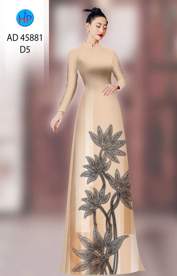 Vải Áo Dài Hoa In 3D AD 45881 3 1769652527 75 vai ao dai hoa in 3d ad 45881