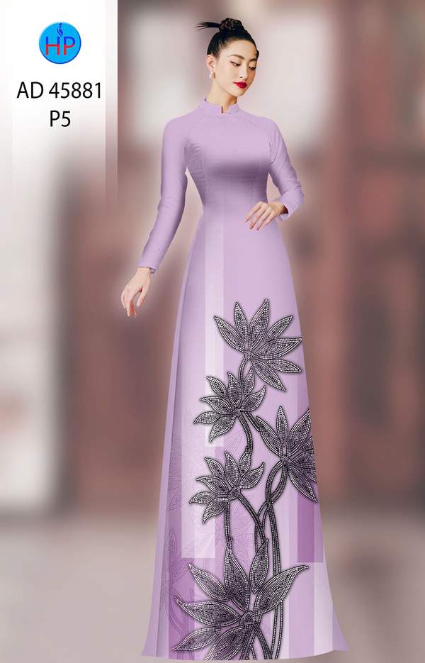 Vải Áo Dài Hoa In 3D AD 45881 7 1769652528 0 vai ao dai hoa in 3d ad 45881